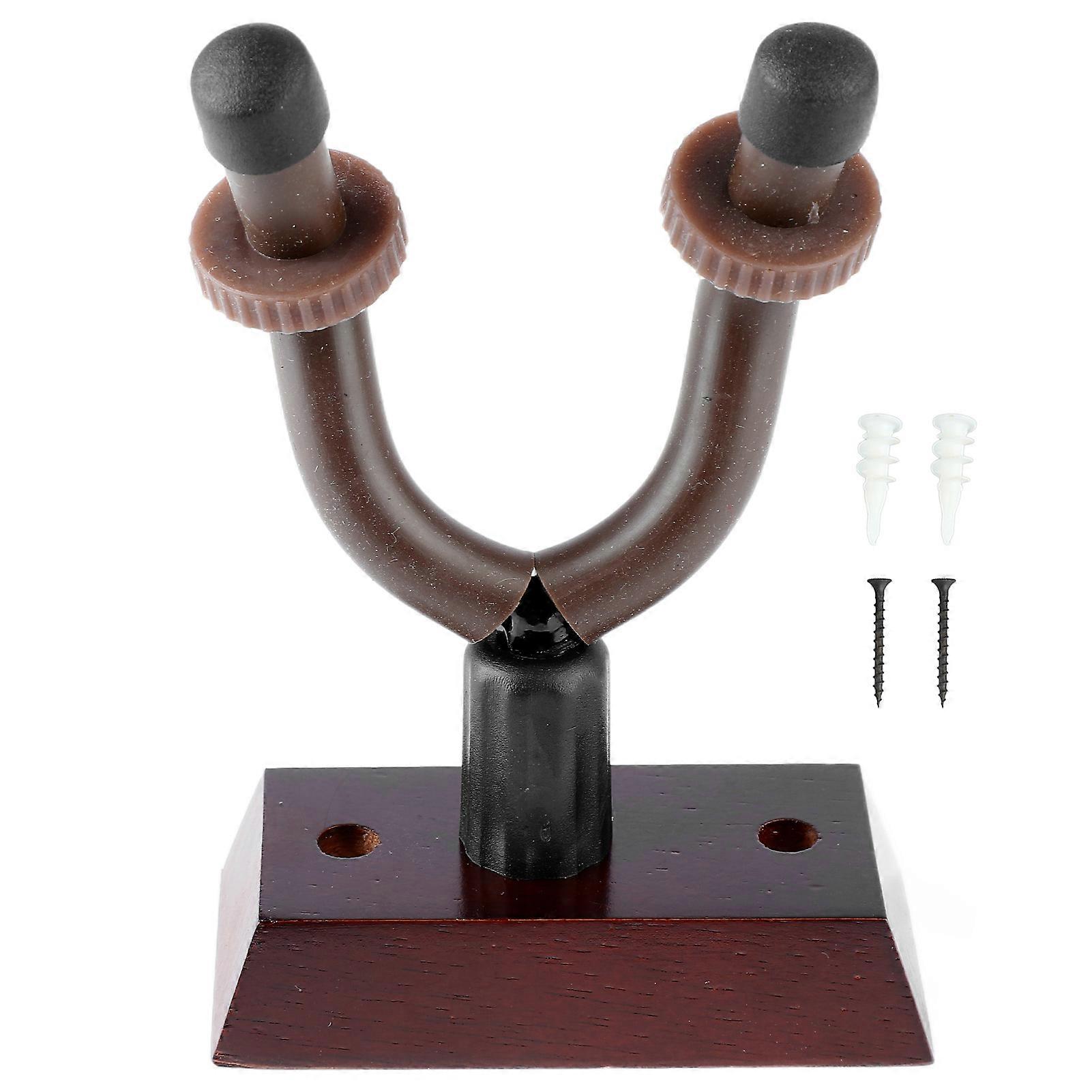 حامل أرجوحة الرقبة الغيتار مع قاعدة الجوز قابلة للفصل على الحائط جبل هوك شماعات لباس القيثارة