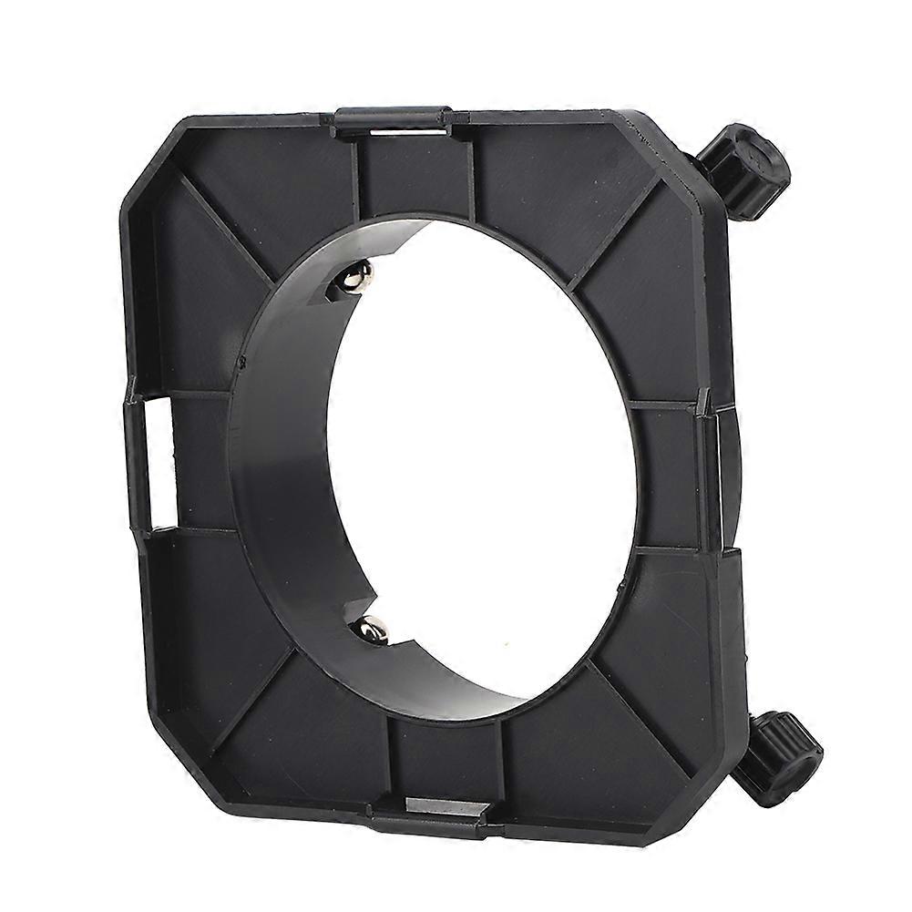 Portable Flashlight Plastic Chuck Mount Accessory for 10cm Mount Small Softbox Black