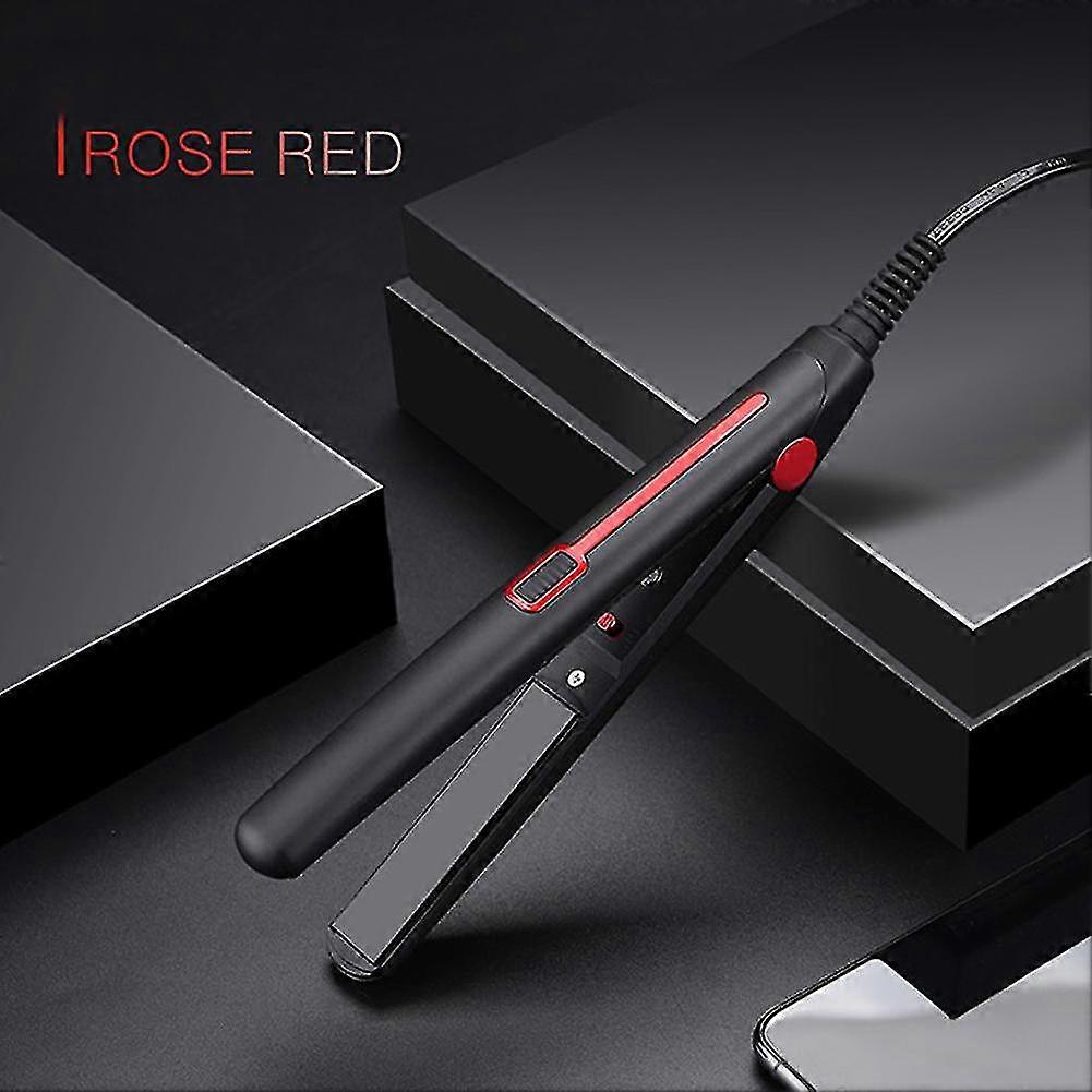 2 In 1 Temperature Control Hair Straightener Ptc Travel Mini Portable