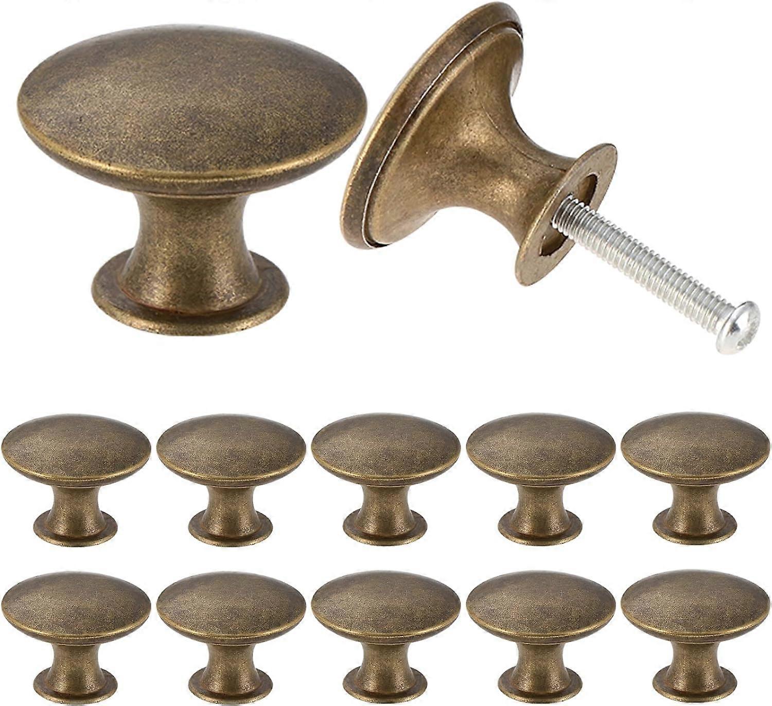 Vintage Cabinet Knobs, Chic Drawer Knobs, Antique Style Kitchen Cupboard Handles, 30mm Round Furniture Door Knobs