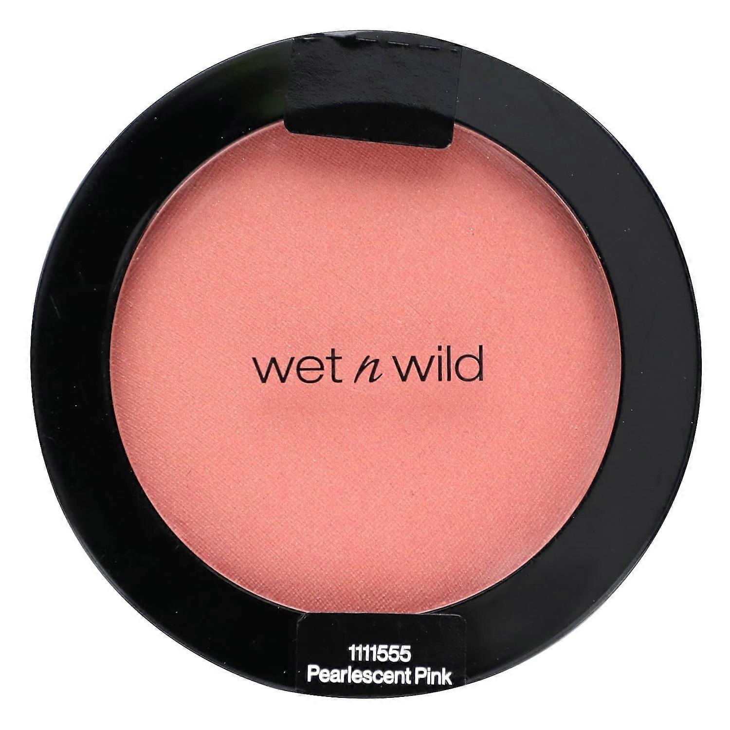 wet n wild, ColorIcon, Blush, 111555 Pearlescent Pink, 0.21 oz (6 g)