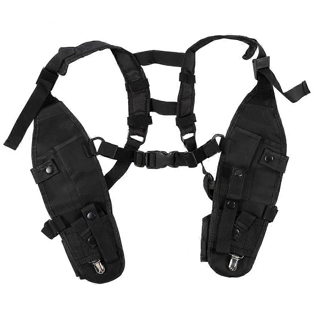 Universal Two Way Radio Vest Cover Nylon Radio Rescue Cover with Adjustable Shoulder Strap NO.6927