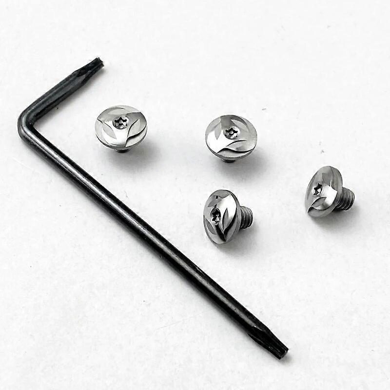 4pcs Heavy Duty Custom Grips Stainless Steel Screws Handle Screws w/T8 Torx Key Kit For STI/TTI Combat Master 2011 MST2011 Grips