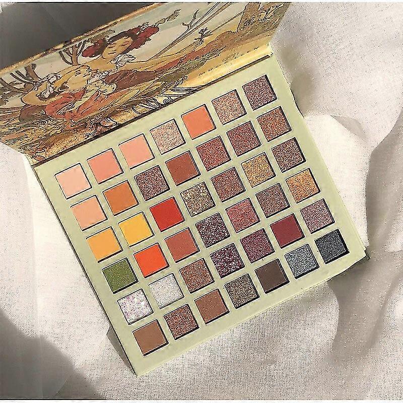 42 Colors Eyeshadow Desert Rose Gold Eyeshadow Palette Matte Pearlescent Waterproof Eye Shadow Long Lasting Eyeshadow Plat