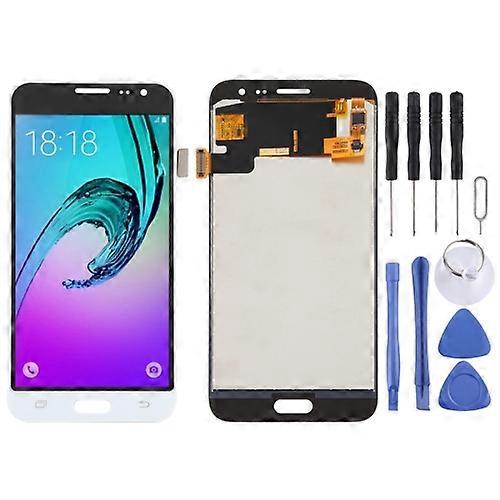 TFT Material LCD Screen and Digitizer Full Assembly for Galaxy J3 (2016) J320FN, J320F, J320G, J320M, J320A, J320V, J320P(White)