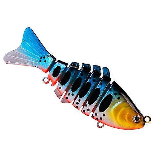 2 PCS PROBEROS HS069 9.5cm 15g Multi-Segment Fish Road Bait