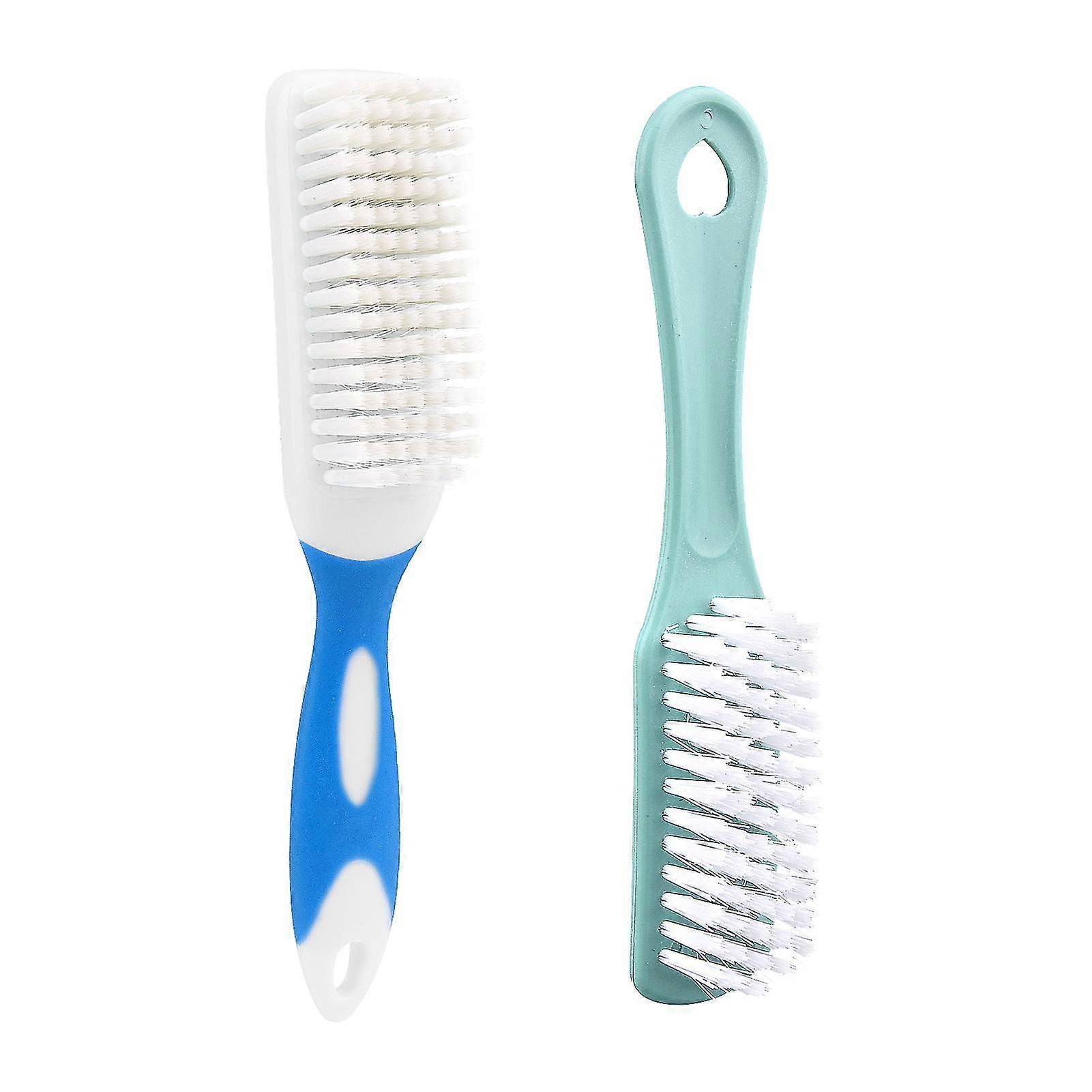 2pcs Dirt Remove Laundry Home Long Handle Soft Bristles Cleaning Tool Shoe Brush