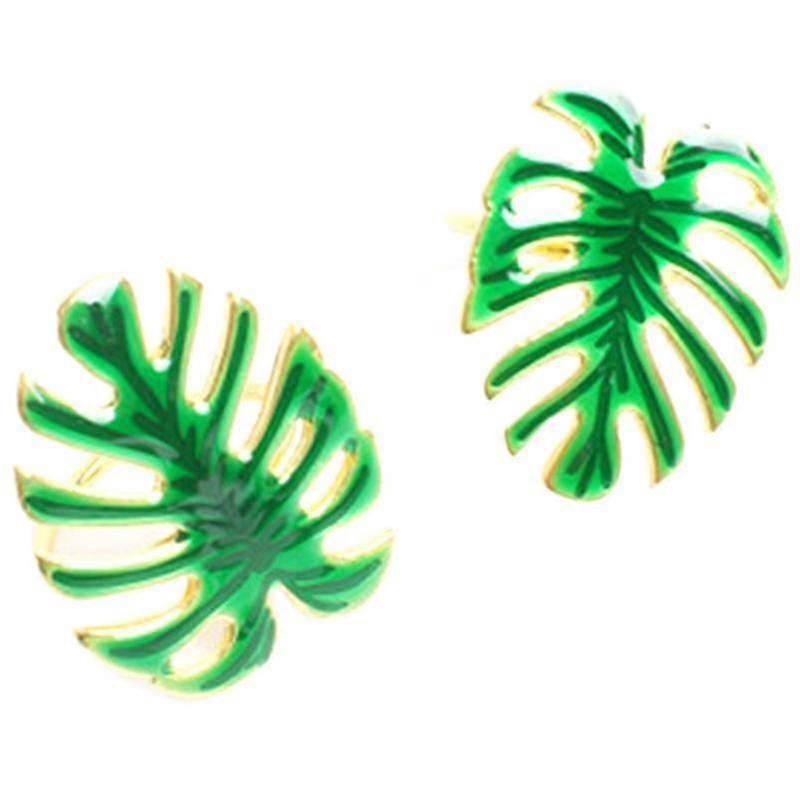 6pcs Leaf Napkin Rings For Wedding Dinner Kit Leaf Serviette Le