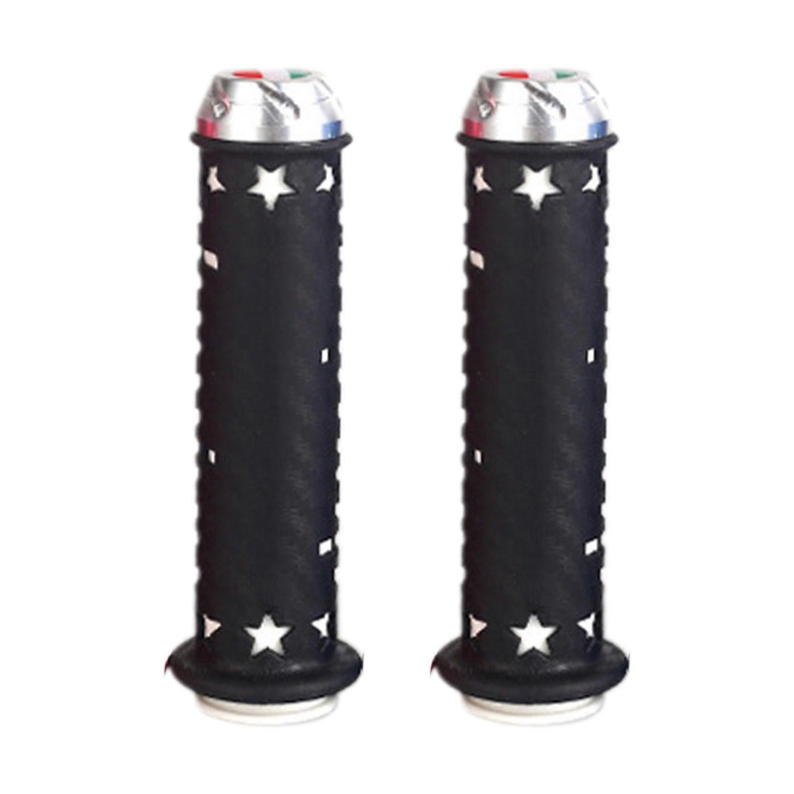 Motorcycle Rubber Slip On Handlebar Grips Non-Slip 22mm Handle Bar End Grip