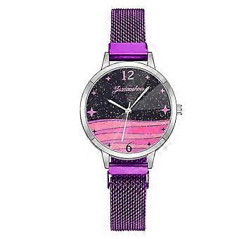 Kvinder Fashion Watch Ur Rustfrit Stål Casual Kjole Wrist Crystal smykker