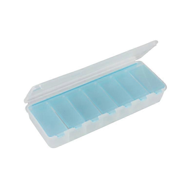 Portable 7 Compartments Travel Pill Box Medicine Drug Storage Container Case KAESI