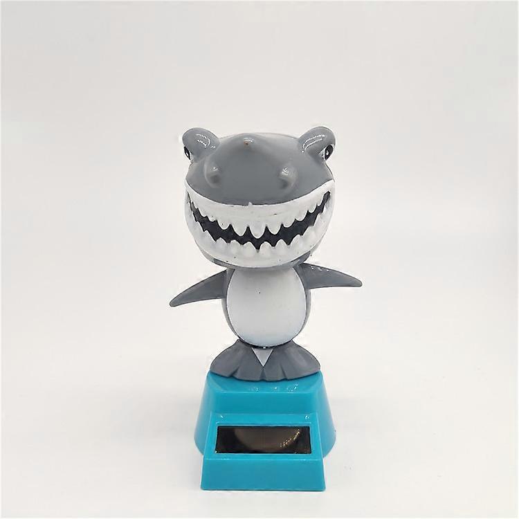 Solar Powered Dancing Toy Shark Swinging Statue