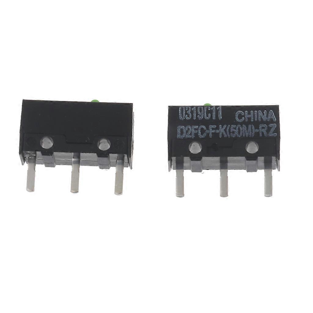 2 Pieces Mouse Micro Switch Fretting Button Suitable for  Mouse