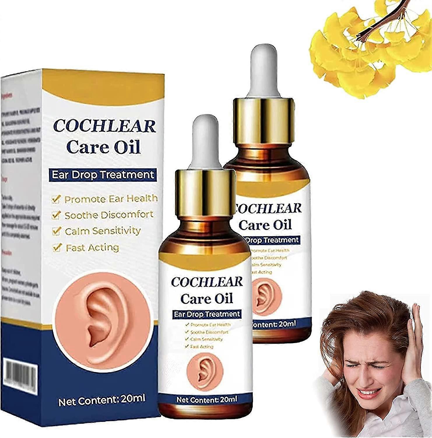 Cochlear Care Oil, German Cochlear Care Oil,drops For Tinnitus, Ear Ringing Relief Drops For Wax Removal To Help Stop Ear