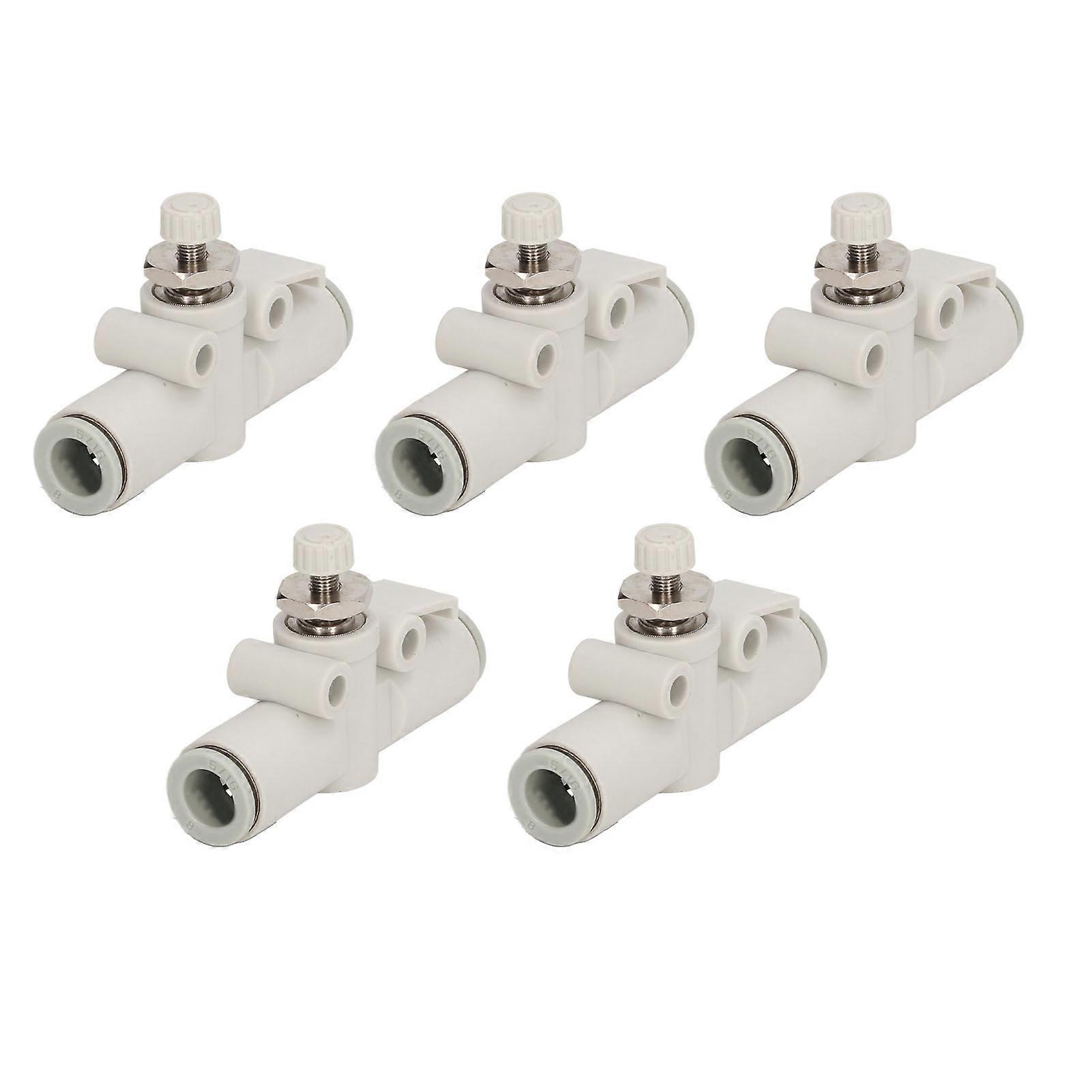 5Pcs Air Flow Control Valve PVC Fast Change Pneumatic Hose Fitting for Duct Tools