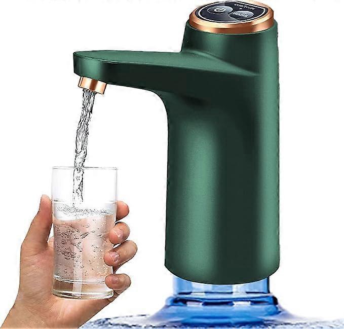 Portable Water Dispenser for 5 Gallon Bottle Food Grade Silicone Tube Will not Rust Water DispenserUSB Charging Water Bottle Pump Easy to use 5 Gal