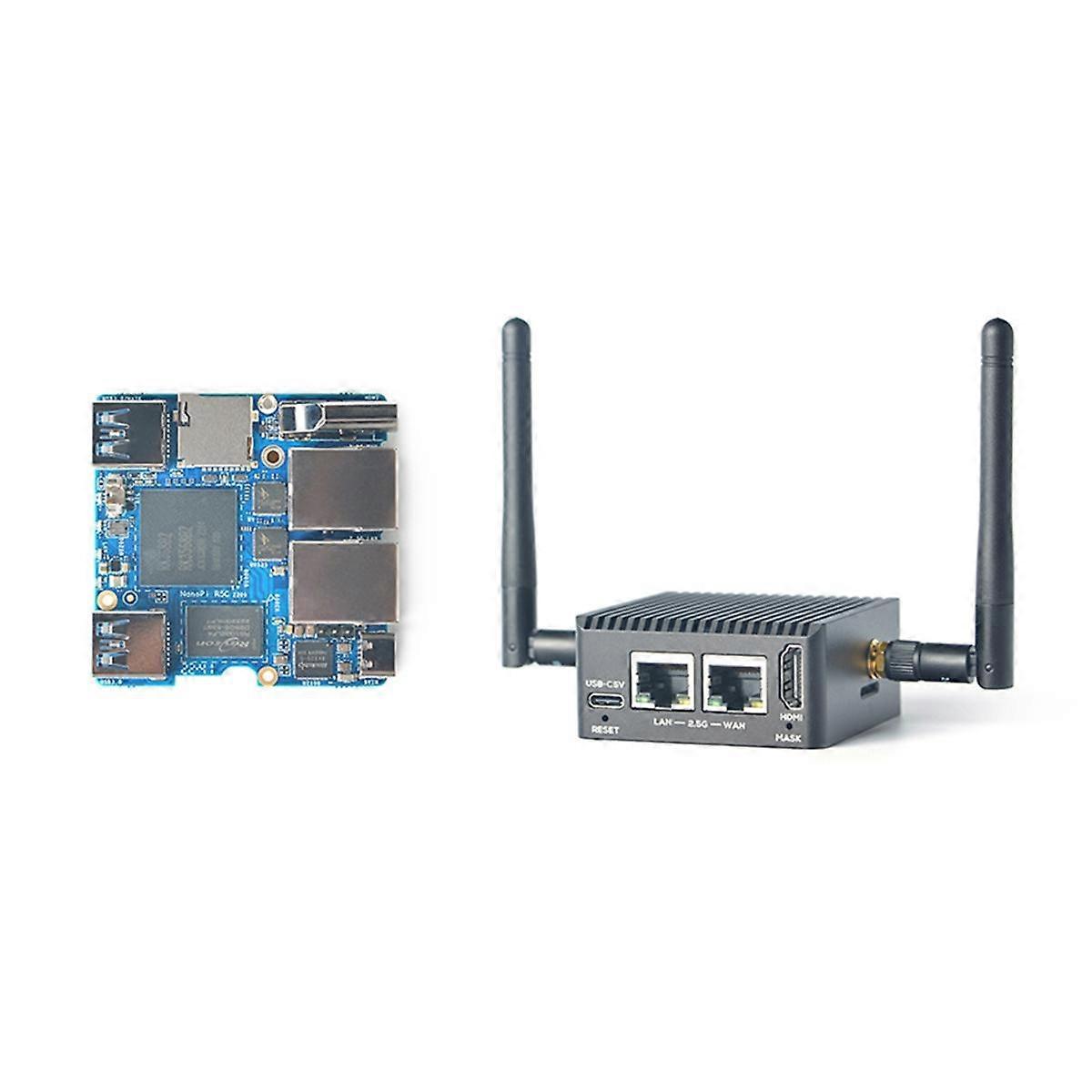 NanoPi R5C Rockchip RK3568B2 A55 Dual 2.5G Ethernet Port Support M.2 WiFi Module Linux/Openwrt/Debi