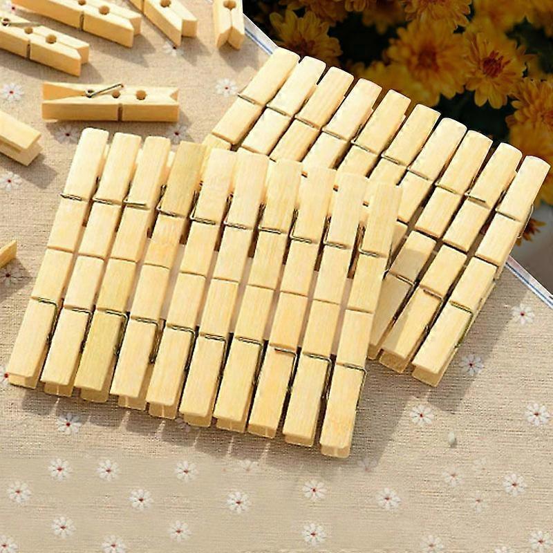 Bamboo peg, bamboo clothes peg, clothes pegs (50 pieces)