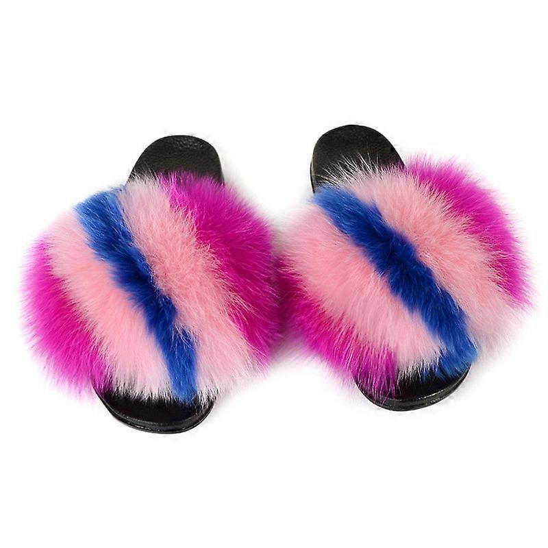 Pelliccia Sintetica Ciabatte Con Pelo Di Volpe EVAGO Genitore