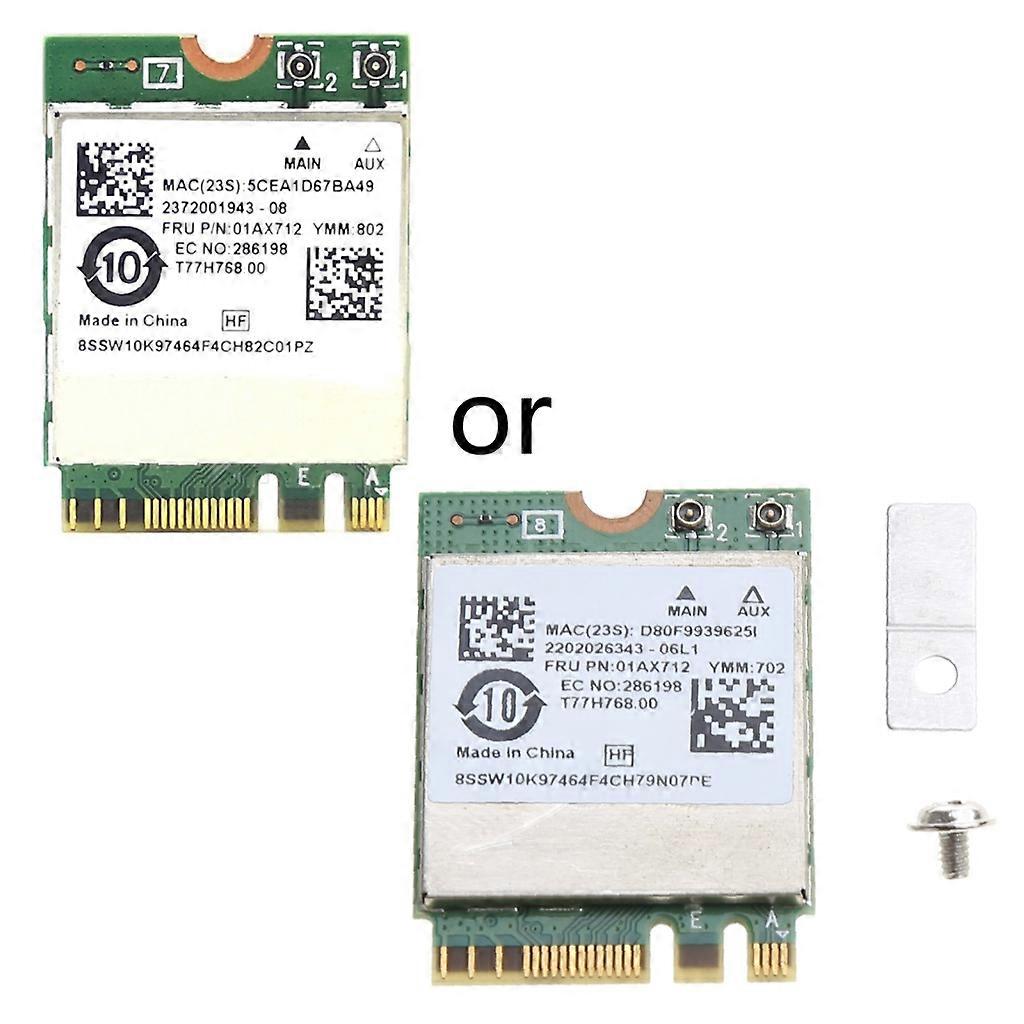 WIFI CARD RTL8822BE 802.11AC 2.4G/5GHz 1200Mbps WiFi Bluetooth-compatible 4.0 M2-NGFF Wireless Adapter 01AX712