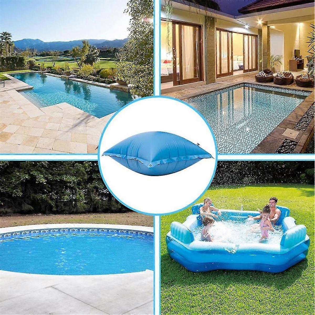 Swimming Pool Air Pillows Blue Durables Swimming Pool Cover Inflatable Cushion Swimming Pools Floating Prevent Fading B