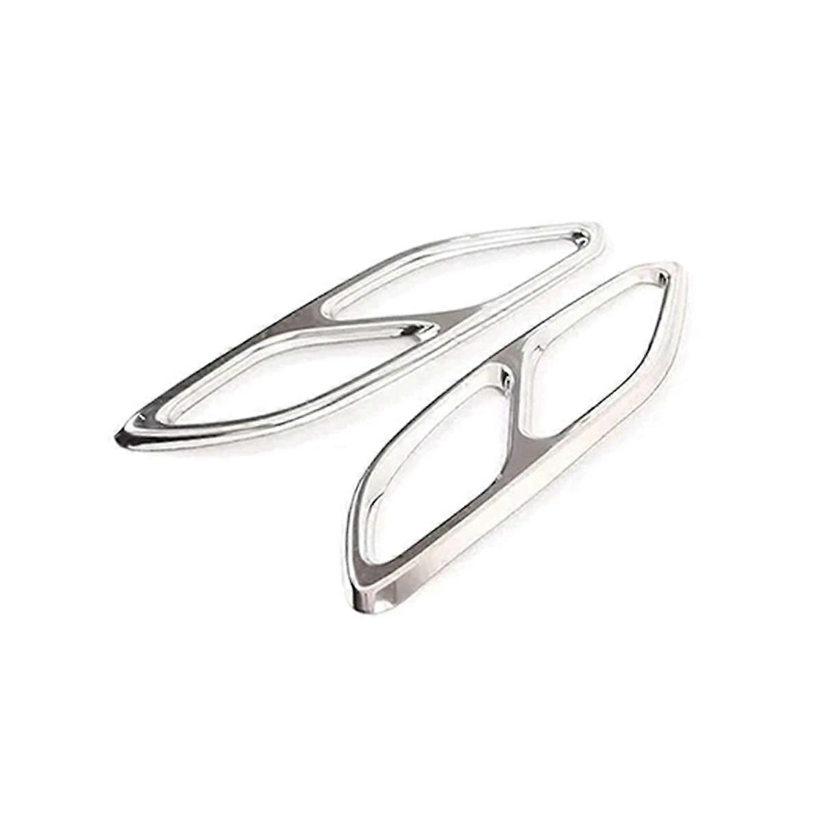 Exhaust Pipe Tail Cover Trim Tail Troat Decorative Frame for CLA-Class C118 W118 CLA180 200 220 250