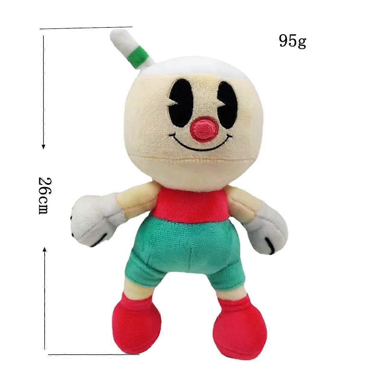 Plush Doll Kids Toy Cuphead Game Cuphead & Mugman Mecup and Brocup ...