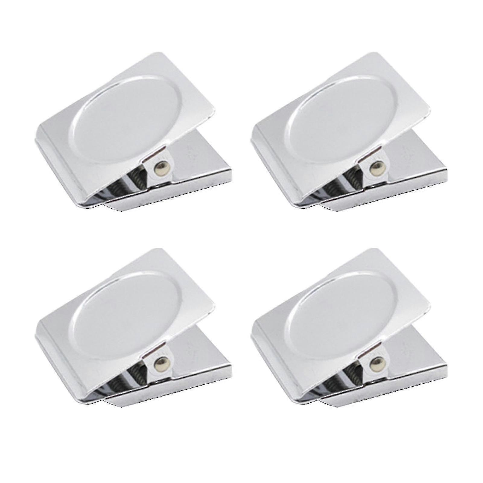 4pcs Binder Paper Kitchen Whiteboard Fridge Magnetic Clip Classroom
