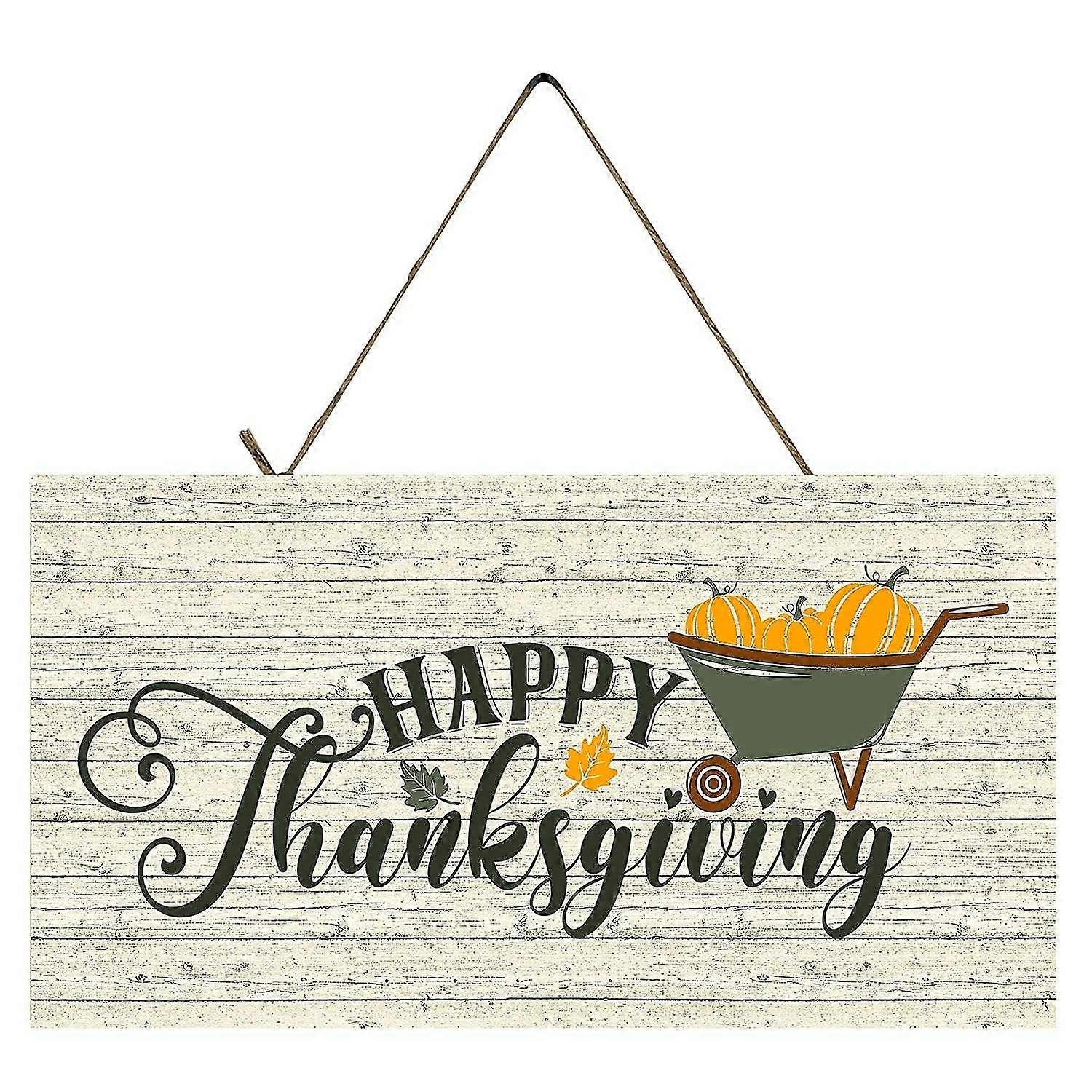 Feliz Thanksgiving Handmade Sign 8x12 polegadas OU 12x16 polegadas Modo 2489