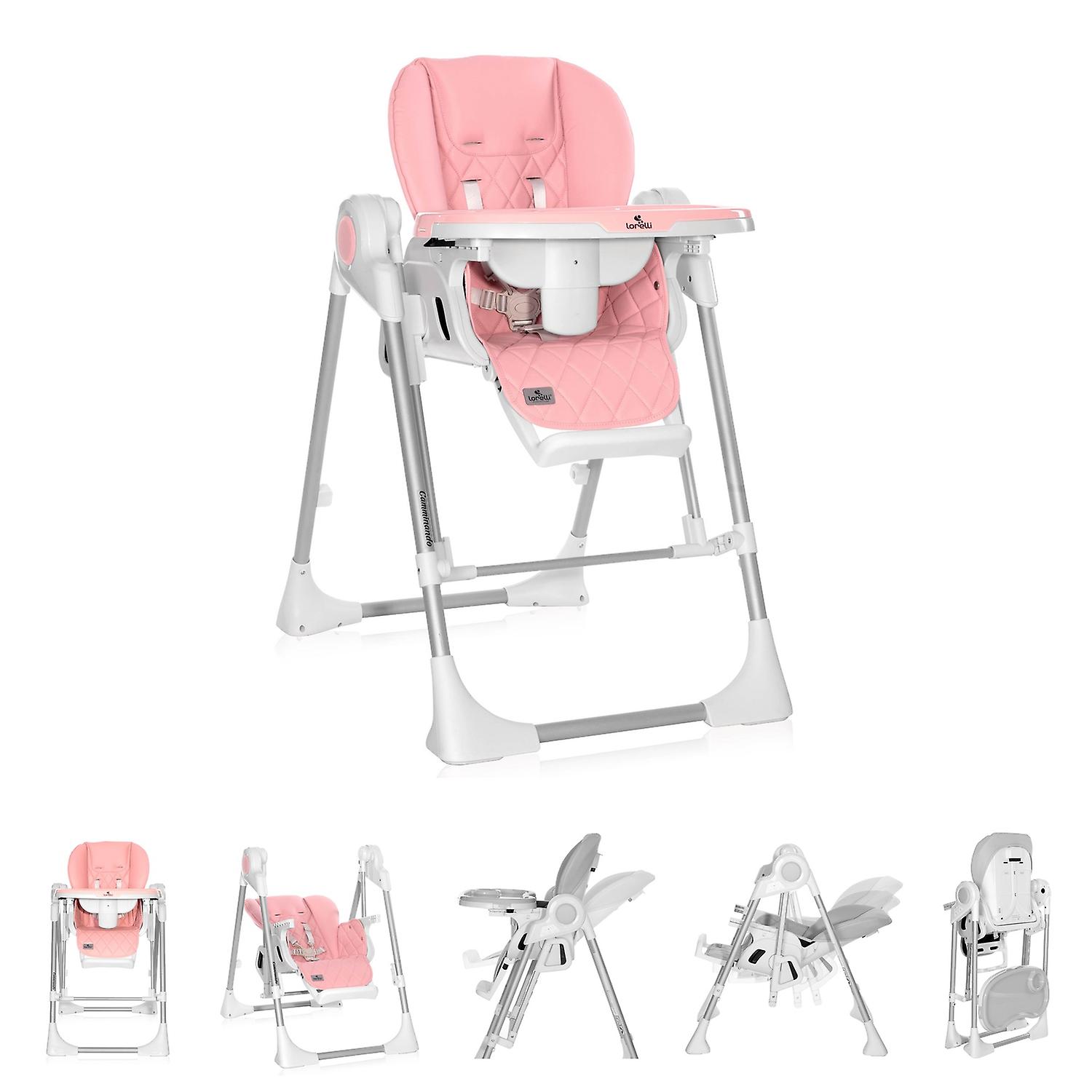 Lorelli Kinderhochstuhl 2 in 1 Camminando Babywippe verstellbar Schwingfunktion