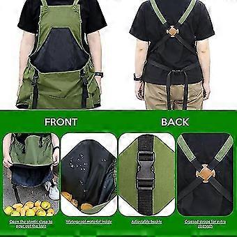 Wasserdichte Töpfer-Schürze Mit Geteiltem Beinschnitt & 3 Taschen – Für Keramik, Garten, Malerei