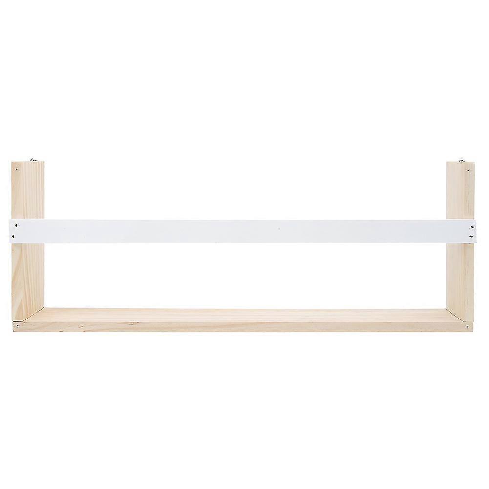Wooden Wall Mounted Display Shelf Prop Rack Decoration For Home Party Use