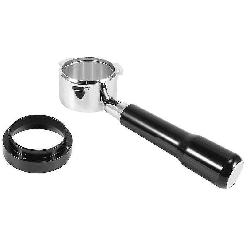 54mm Bottomless Portafilter for Barista Express and More Espresso Machine(Coffee Dosing Ring Included)