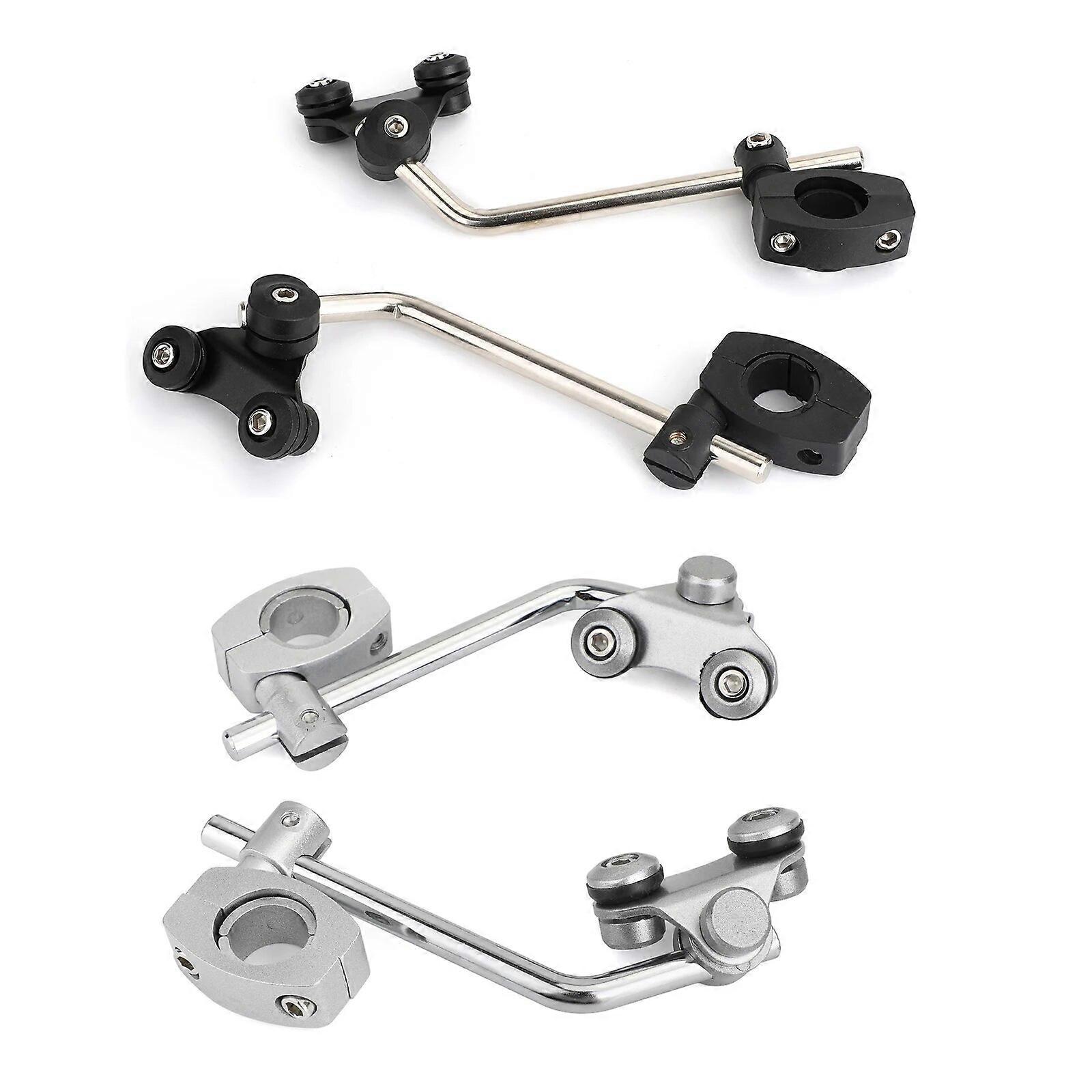 Back Protectors Areyourshop Universal Motorcycle 7/8" 22mm Standard Handlebar Windshield Bracket Mount Clamp