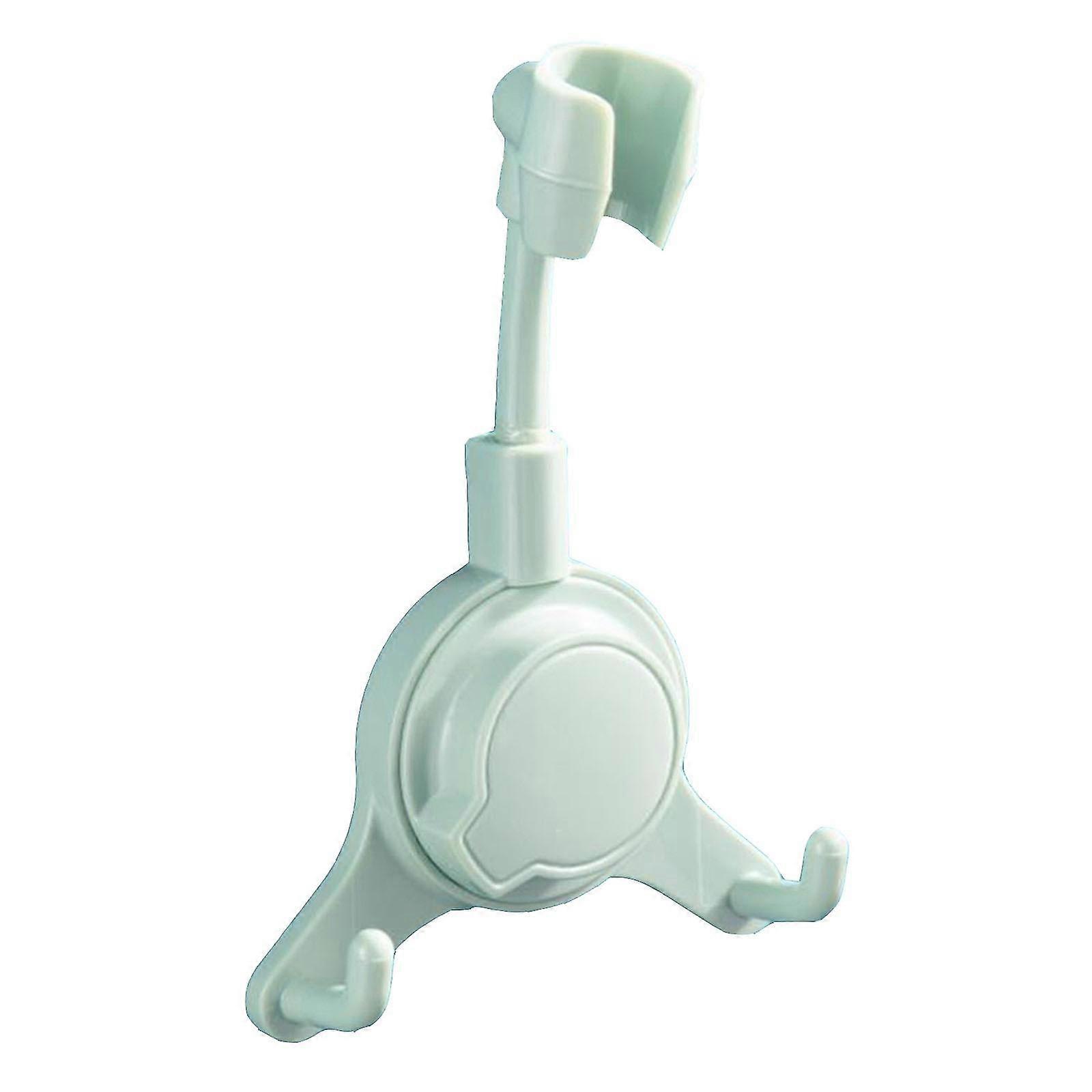 360  Shower Head Holder Adjustable Self Adhesive Bracket With 2 Hooks