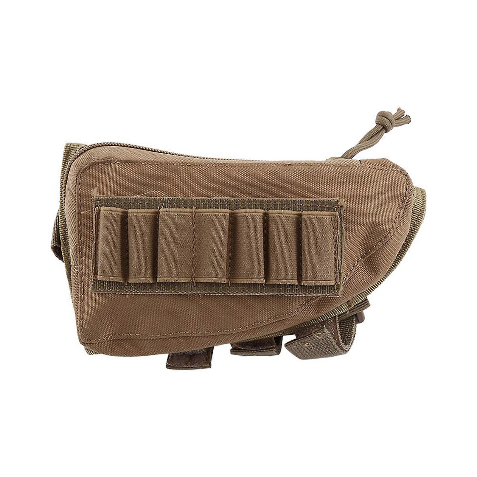 Buttstock Shell Holder and Pouch Can hold 12pcs bullets for Rifles,Universal Size Will Fit Most Rifles and Shotguns 20*11.5*5cm