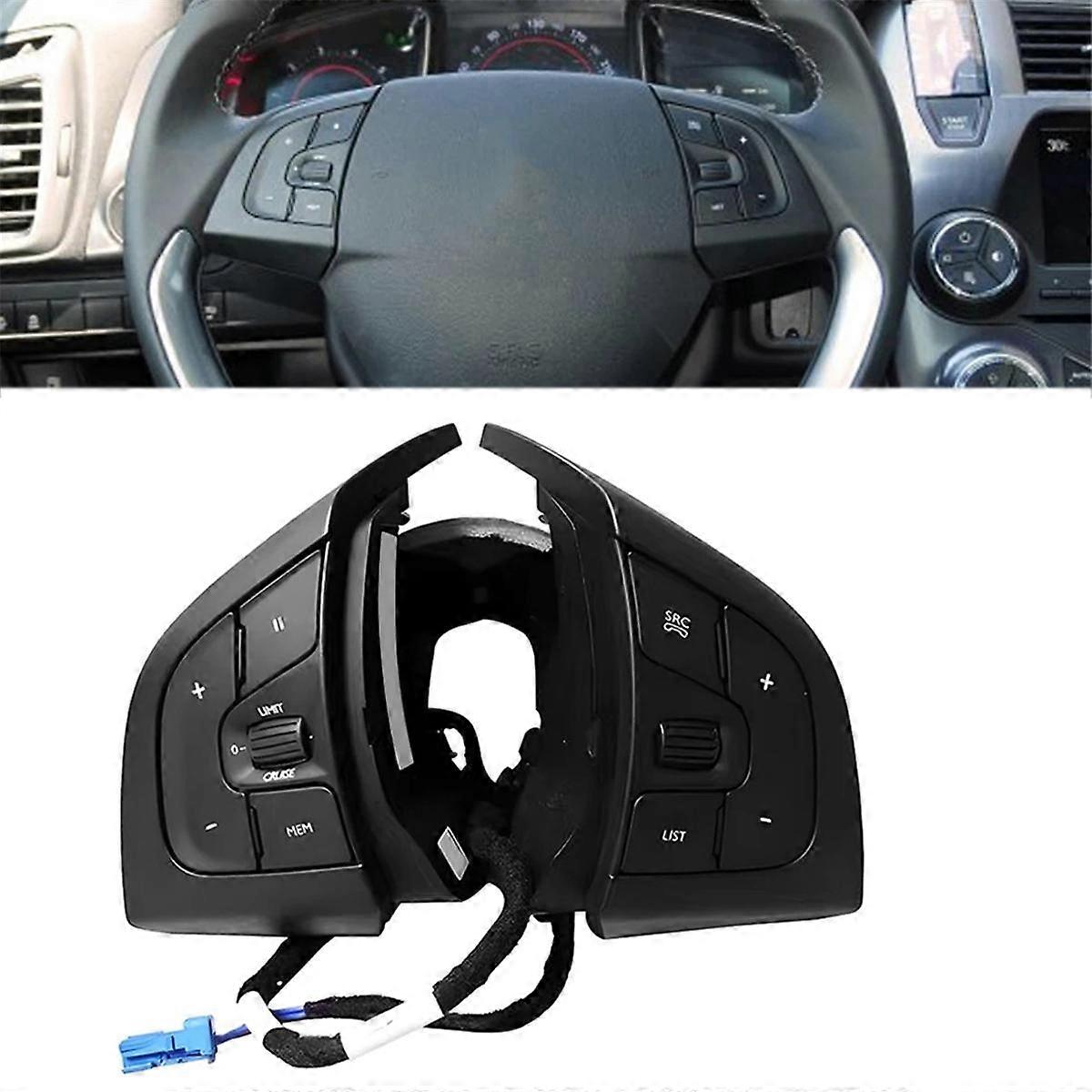 Car Steering Wheel Cruise Switch Button Audio Volume Control Switch Buttons for Cactus DS5 DS6