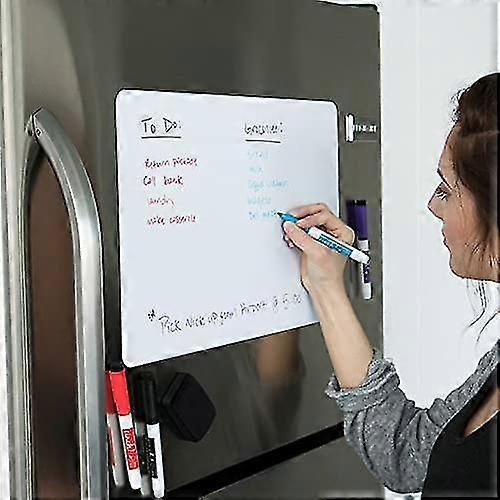 Magnetic Whiteboard for Fridge - Ideal for Notes and Reminders