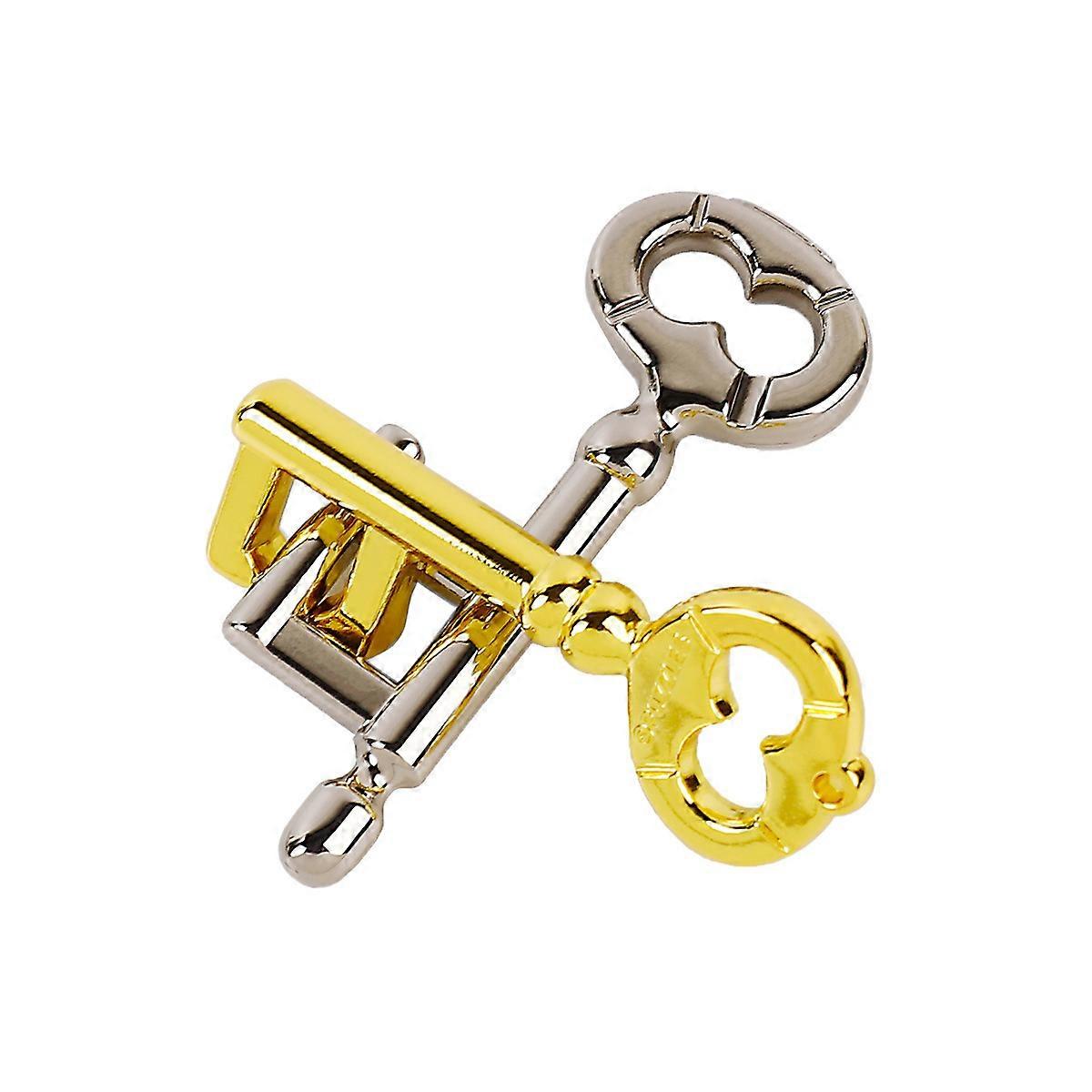 Alloy adult decompression difficult intellectual toy key lock