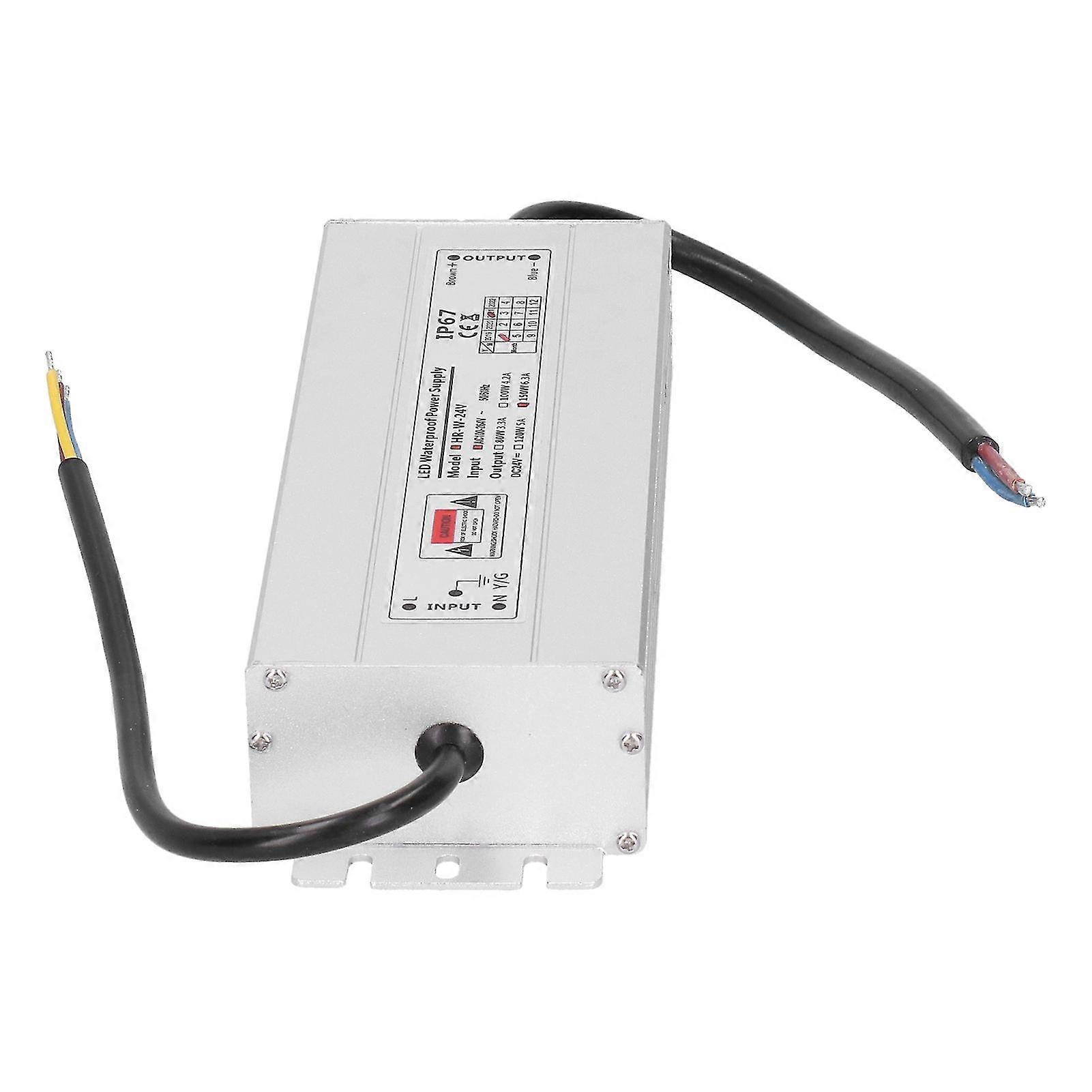24V 150W LED Driver IP67 Waterproof for Indoor Lamp Light Strip