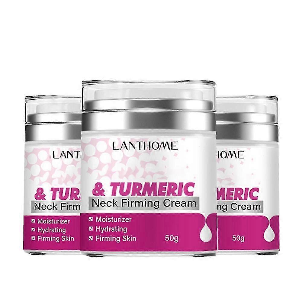 3 قطع رينول الرقبة ثبات كريم مرطب الوجه مع الكركم الذقن المزدوج المخفض المضادة للتجاعيد ثبات ترطيب العناية بالبشرة