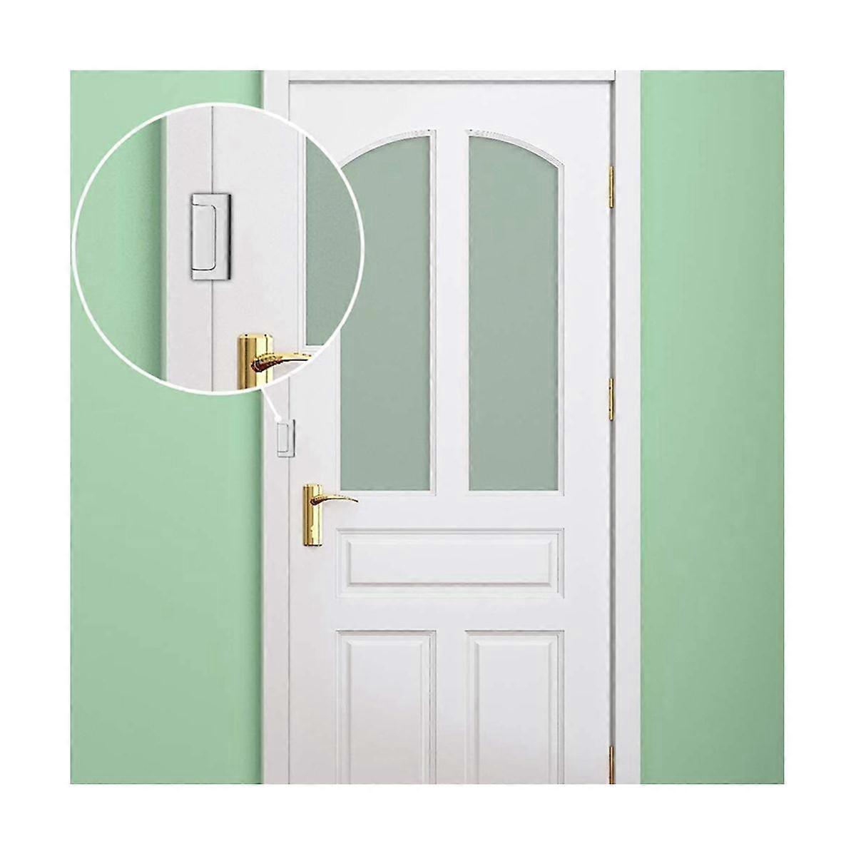 2 Pack Home Security Door Lock Withstand 800 Lbs For Inward Swinging Door,Extra Security Door Locks