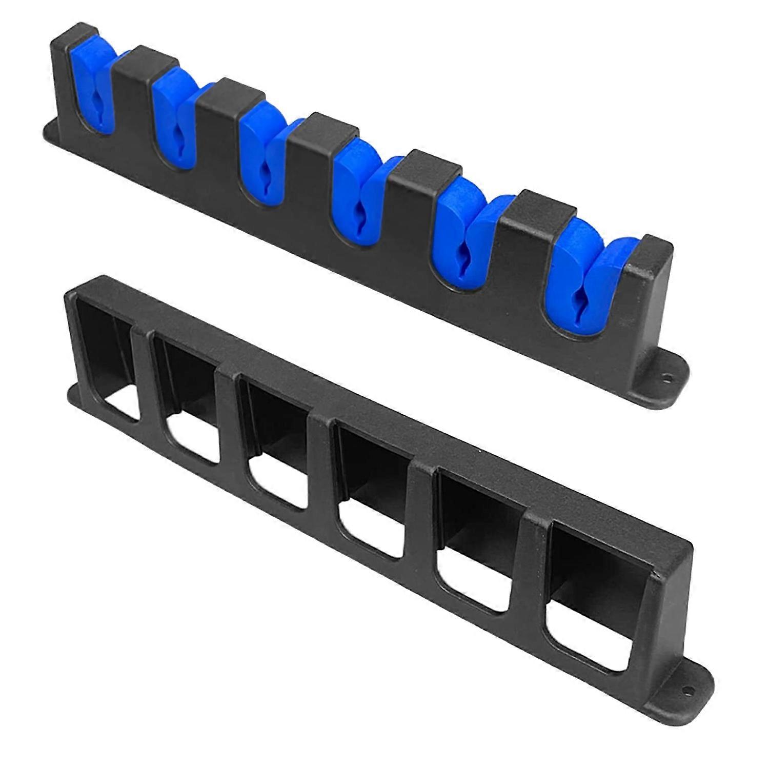 Fishing Pole Holder Wall Mount for Garage Door,Fishing Rod Storage Rack for Boat,Vertical 6-Rod Org