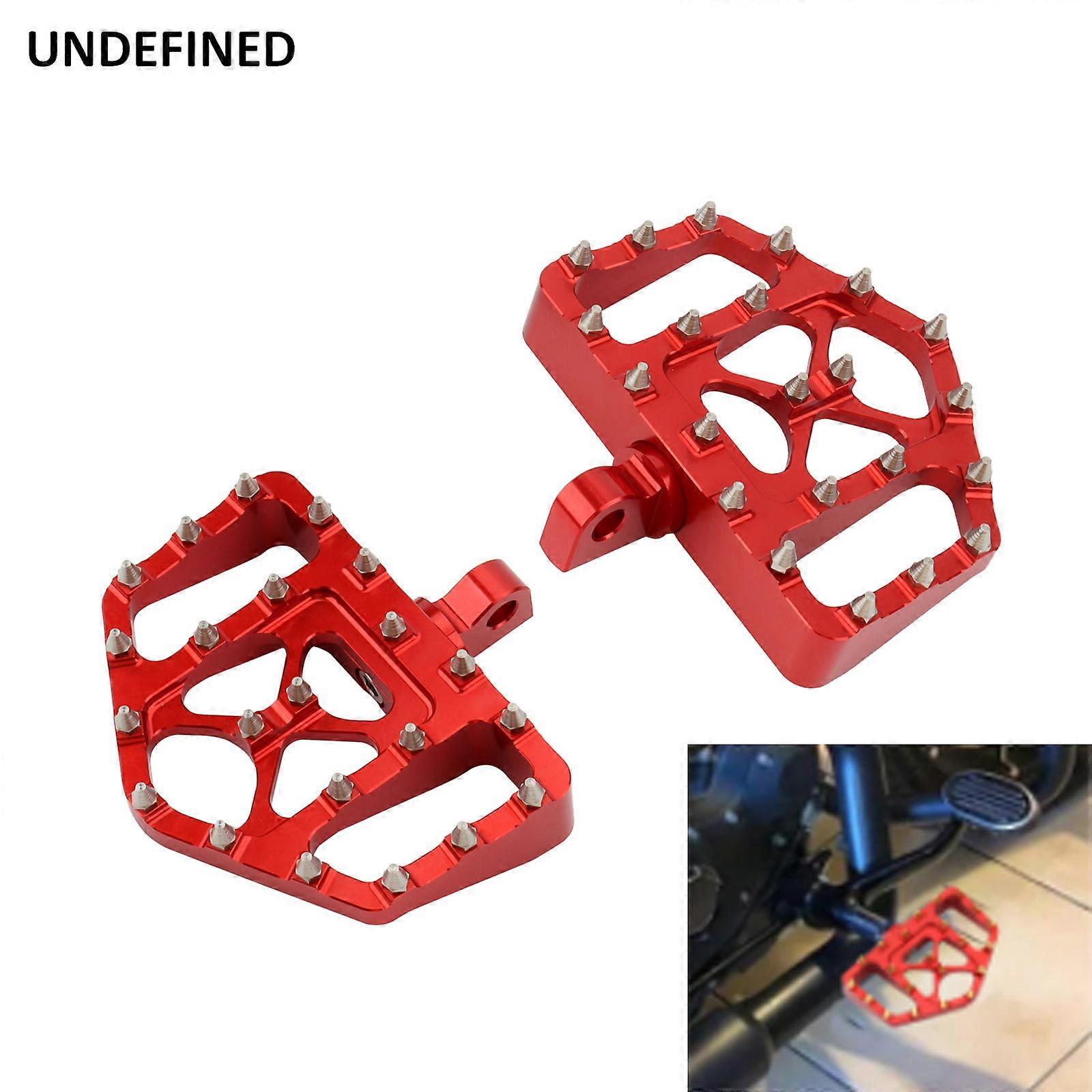 Kit De Vis à Pédales Pour Harley Dyna Sportster 883 1200 - Alliage Aluminium Chromé, Repose-pied Anti-hochet - 6