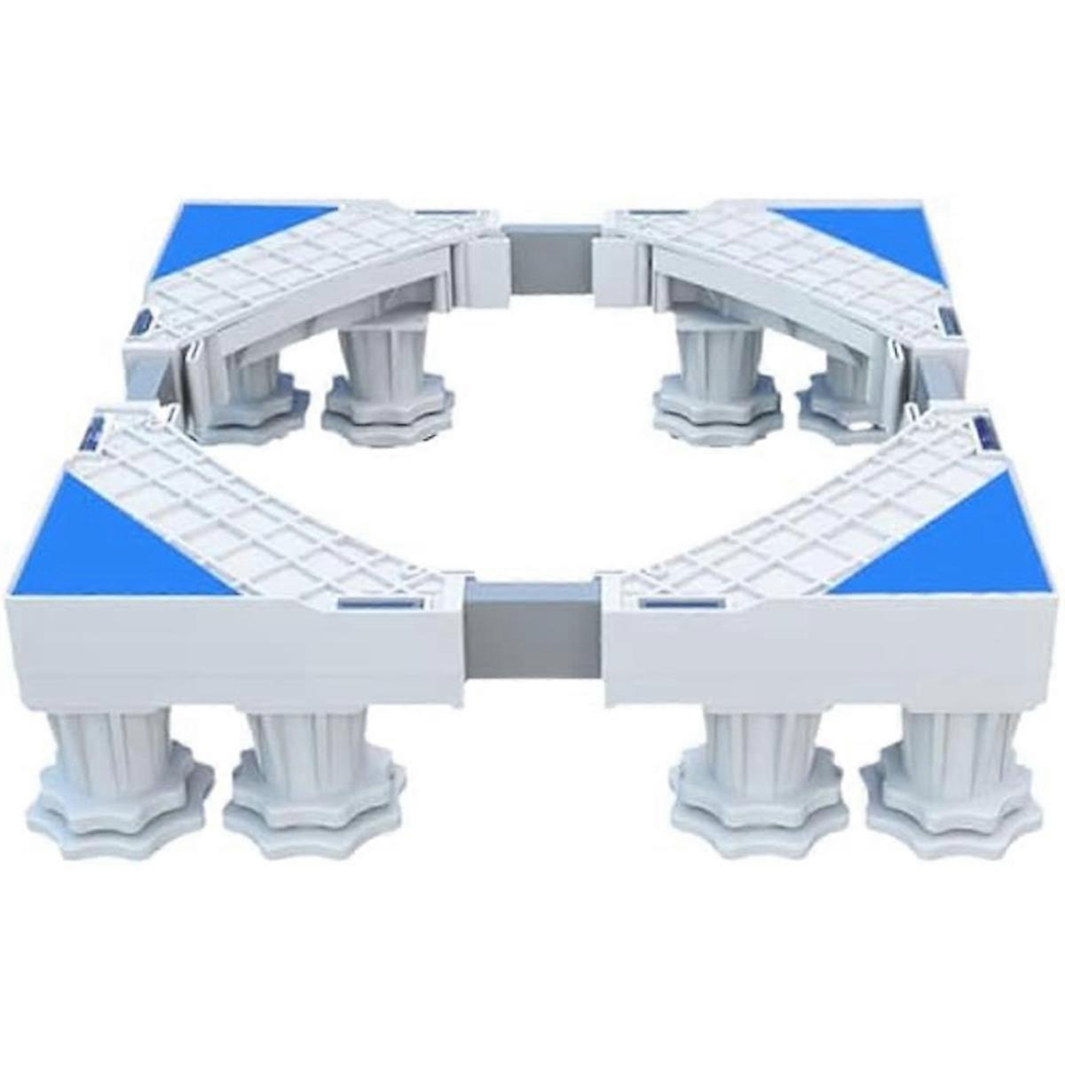 Mini support de réfrigérateur,base de support de machine à laver réglable avec 8 pieds,piédestal de lessive pour laveuse-sécheuse de 16 à 25 pouces
