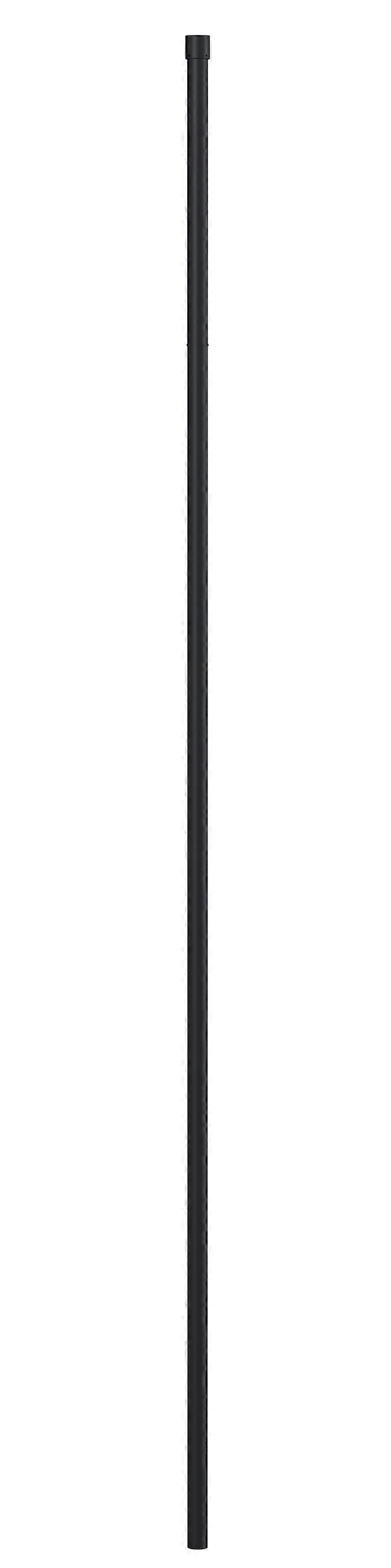 Black Wetroom Screen Ceiling Post