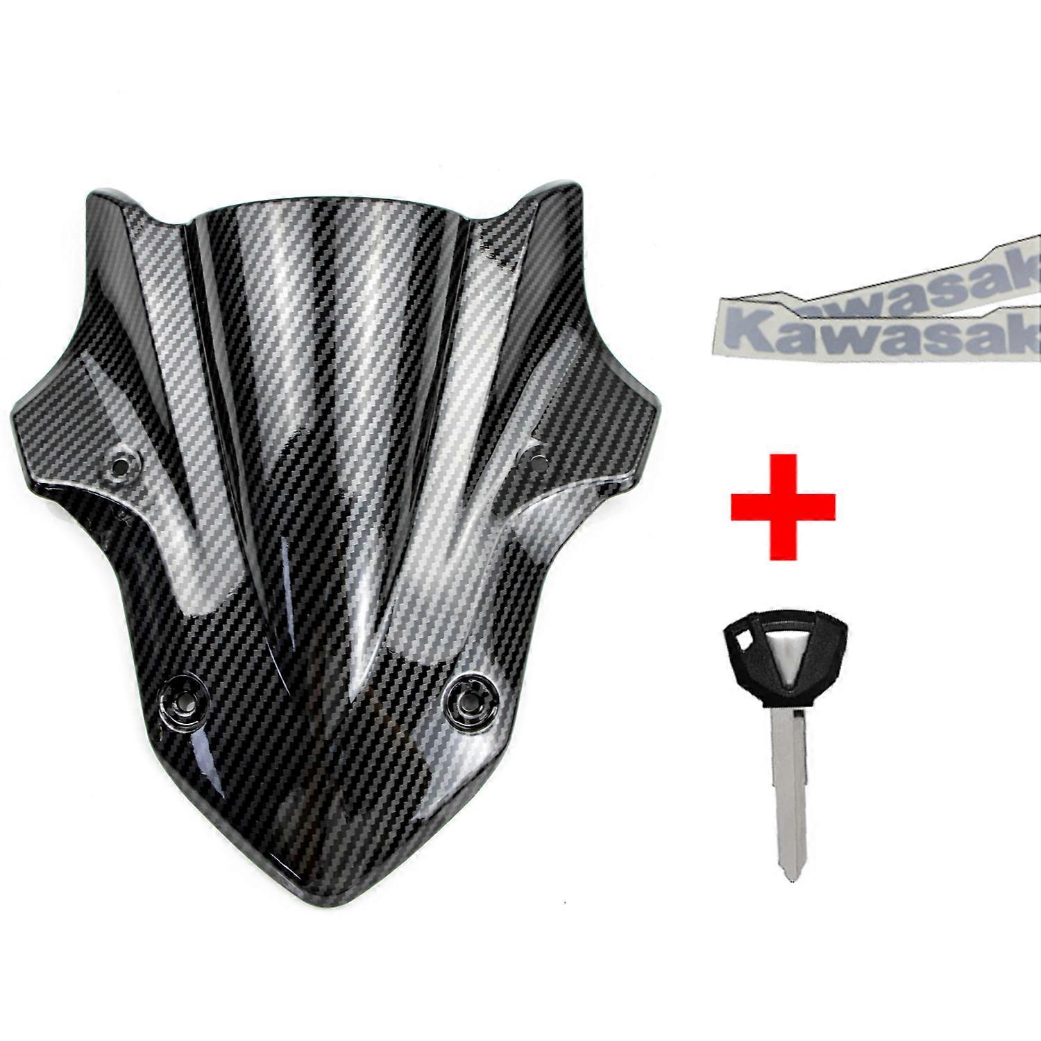z900 Windshield Protection Fit For 2017 2018 2019 Carbon Fibre Wind Screen Kawasaki Z 900 Windscreen