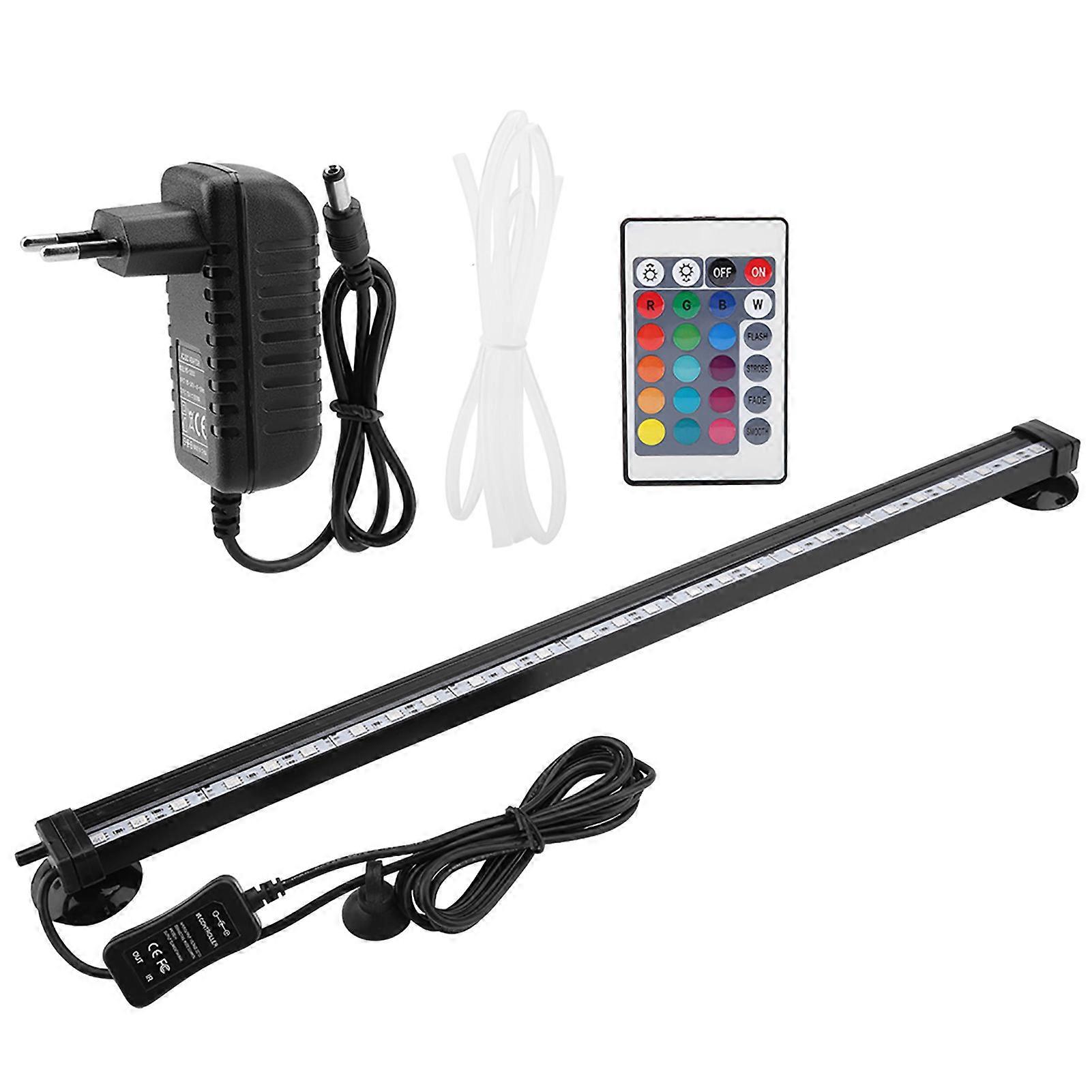Fish Tank Bubble Light Underwater Led Light with Remote Control Aquarium Light Kit