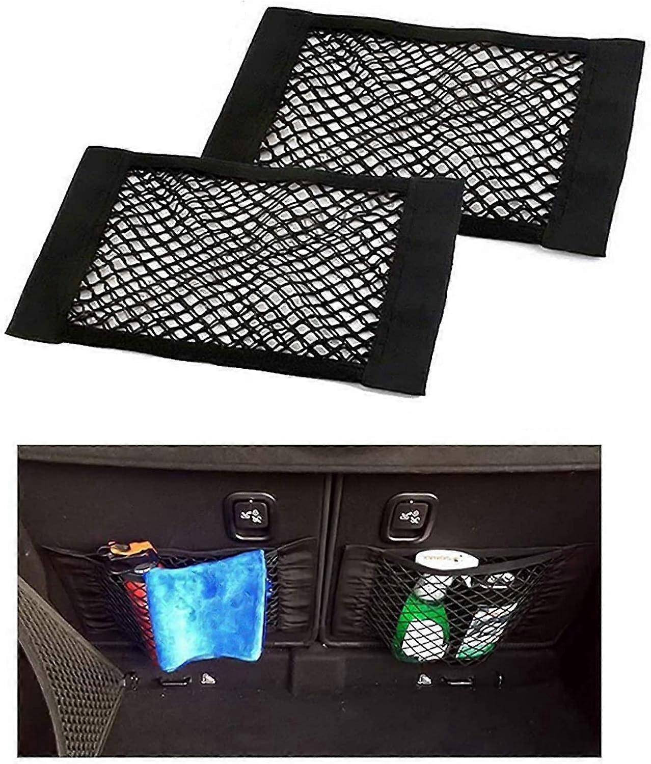Trunk Storage Net, [2 Pack] Car Storage Net - Bottles, Groceries, Storage Add on Organizers for Car Truck