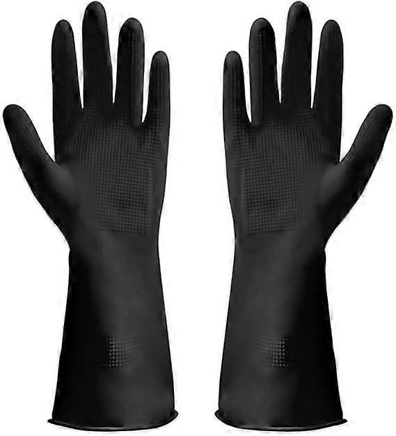 Gants de nettoyage réutilisables en caoutchouc épais longueur 6 pack